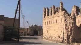 Ruined walls of Ibra, Oman